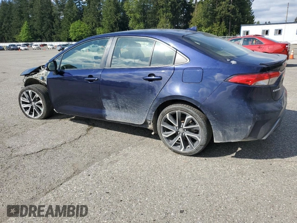2020 Toyota Corolla SE with VIN JTDP4RCE3LJ004394, listed as a Copart auction lot 55039085 with 98,579 mi miles and Salvage Title. Bid and sale history available at DreamBid. Image 2.