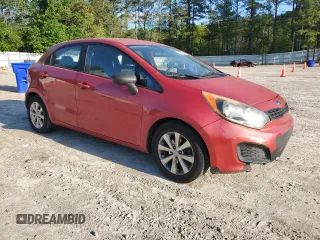 2012 Kia Rio LX with VIN KNADM5A31C6044051, listed as a Copart auction lot 52248345 with 181,306 mi miles and Clean Title. Bid and sale history available at carsss.com. Image 4.