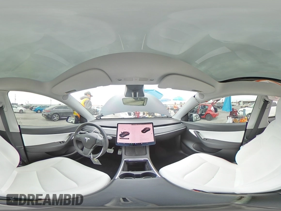 2022 Tesla Model Y Performance with VIN 7SAYGDEF7NF318647, listed as a Copart auction lot 53822465 with 38,724 mi miles and Salvage title. Bid and sale history available at DreamBid. Image 13.