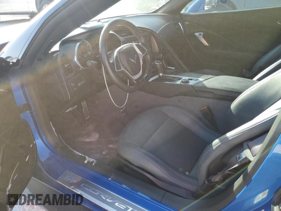 2016 Chevrolet Corvette Z06 1LZ with VIN 1G1YP2D64G5601801, listed as a Copart auction lot 76902984 with 8,455 mi miles and Salvage Title. Bid and sale history available at carsss.com. Image 8.