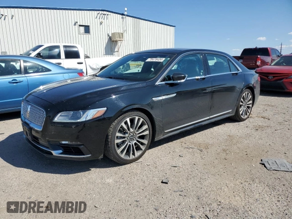 2018 Lincoln Continental Reserve with VIN 1LN6L9NP0J5611917, listed as a Copart auction lot 70478434 with 85,822 mi miles and Salvage Title. Bid and sale history available at carsss.com. Image 1.