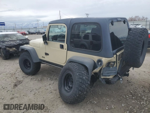 2001 Jeep Wrangler Sport с VIN 1J4FA49S71P312113, выставлен на аукционе Copart как лот 51168125 с пробегом 120 683 миль миль и Списание • Salvage title. История ставок и продаж доступна на DreamBid. Изображение 2.