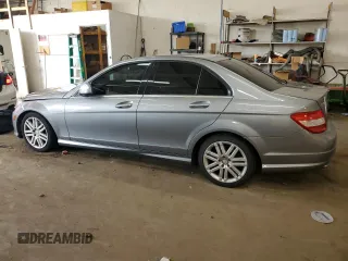 2009 Mercedes-Benz C 300 Sport with VIN WDDGF54X19F210169, listed as a Copart auction lot 61341655 with 190,275 mi miles and Salvage title. Bid and sale history available at DreamBid. Image 2.