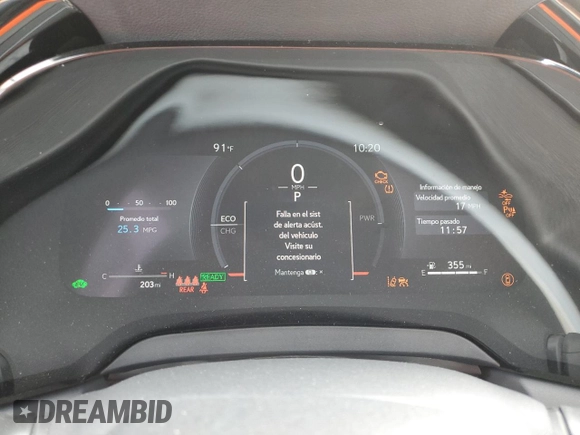 2025 Lexus RX 350h с VIN 2T2BBMCA7SC078939, выставлен на аукционе Copart как лот 55399675 с пробегом 203 миль миль и Чистый • Clean title. История ставок и продаж доступна на DreamBid. Изображение 9.