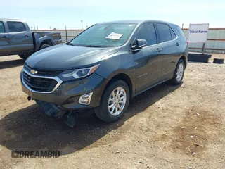 2020 Chevrolet Equinox LT with VIN 2GNAXUEV1L6207088, listed as a IAAI auction lot 41830542 with 65,836 mi miles. Bid and sale history available at carsss.com. Image 2.
