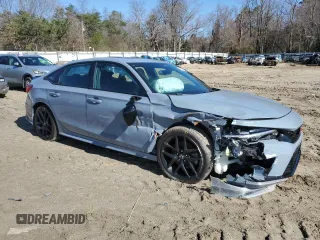 2022 Honda Civic Si with VIN 2HGFE1E54NH471949, listed as a Copart auction lot 50226145 with 50,535 mi miles and Salvage Title. Bid and sale history available at DreamBid. Image 4.