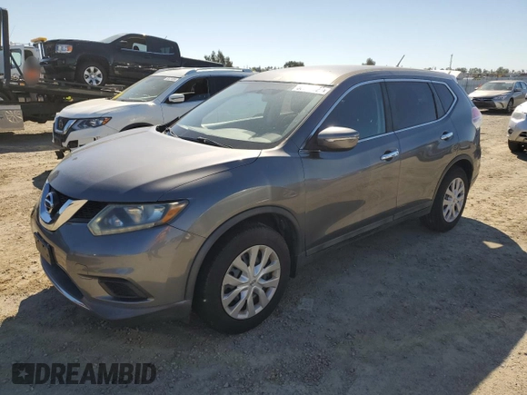2014 Nissan Rogue SV with VIN 5N1AT2ML2EC832856, listed as a Copart auction lot 50266825 with 135,191 mi miles and Salvage Title. Bid and sale history available at DreamBid. Image 1.