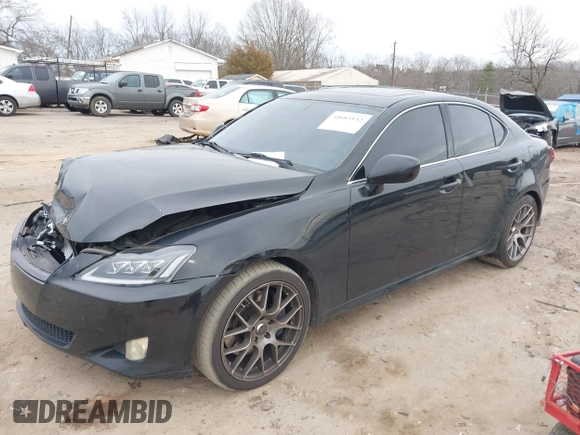 2007 Lexus IS 350 with VIN JTHBE262672007093, listed as a IAAI auction lot 41683132 with 171,613 mi miles and . Bid and sale history available at DreamBid. Image 2.