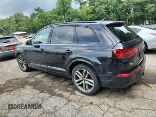 2018 Audi Q7 Prestige with VIN WA1VAAF79JD010611, listed as a Copart auction lot 61014685 with 158,977 mi miles and Salvage title. Bid and sale history available at DreamBid. Image 2.