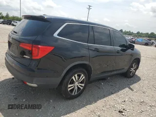 2017 Honda Pilot EX-L with VIN 5FNYF6H56HB024479, listed as a Copart auction lot 65027014 with 88,122 mi miles and Salvage Title. Bid and sale history available at DreamBid. Image 3.