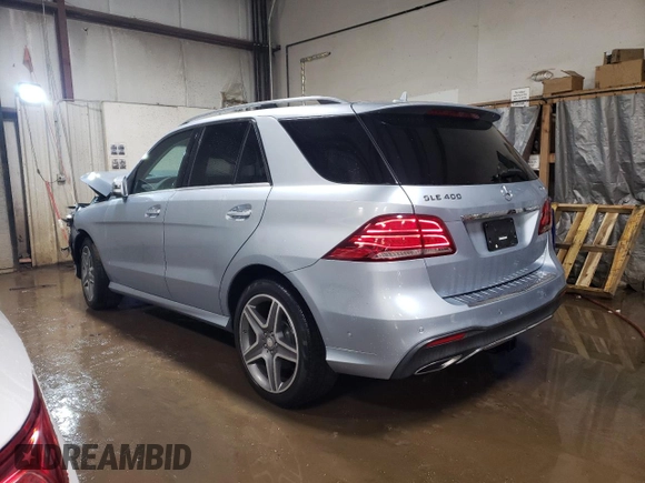 2016 Mercedes-Benz GLE 400 with VIN 4JGDA5GB1GA635070, listed as a Copart auction lot 48164945 with 47,045 mi miles and Salvage title. Bid and sale history available at DreamBid. Image 2.