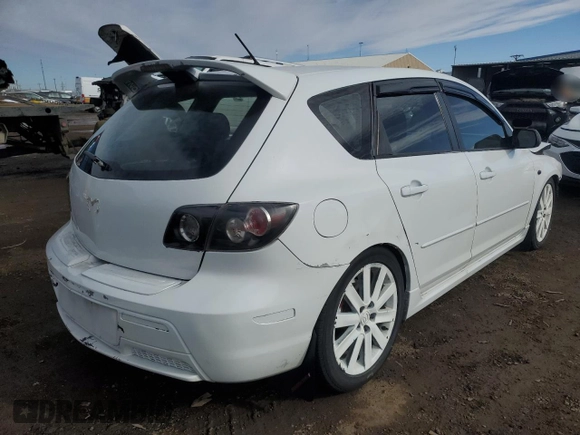 2007 Mazda 3 Mazdaspeed3 Sport with VIN JM1BK34L671655440, listed as a Copart auction lot 89159135 with 192,907 mi miles and Salvage title. Bid and sale history available at DreamBid. Image 3.