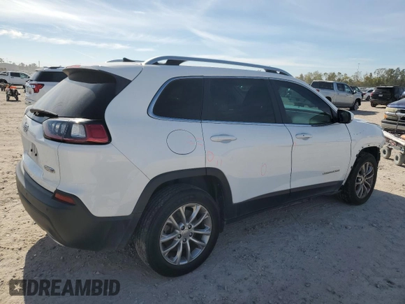 2021 Jeep Cherokee Latitude Lux z VIN 1C4PJLMX3MD208120, wystawiony jako Copart lot #82876754 z przebiegiem 63 882 mil mil oraz Szkoda całkowita • Salvage title. Historia ofert i sprzedaży dostępna na DreamBid. Obrazek 3.