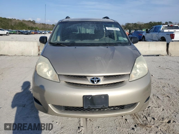 2006 Toyota Sienna CE with VIN 5TDZA23C36S488677, listed as a Copart auction lot 48892235 with 0 mi miles and Clean Title. Bid and sale history available at carsss.com. Image 5.