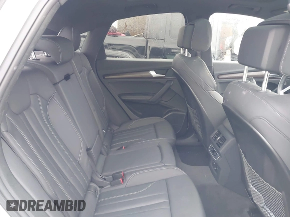 2023 Audi Q5 Sportback S line Premium Plus with VIN WA15AAFY7P2119257, listed as a IAAI auction lot 41413204 with 12,671 mi miles and . Bid and sale history available at DreamBid. Image 8.