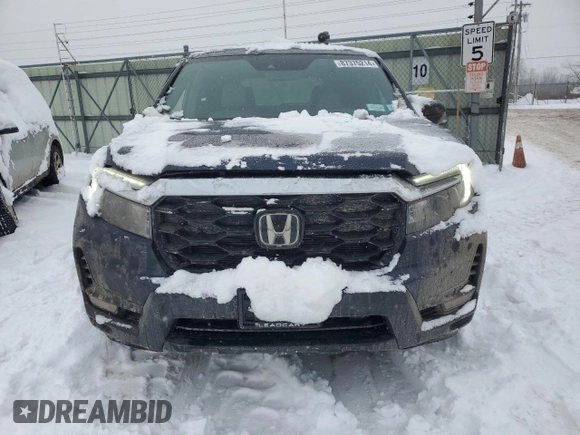 2025 Honda Passport EX-L z VIN 5FNYF8H55SB005439, wystawiony jako Copart lot #87375214 z przebiegiem 2575 mil mil oraz Szkoda całkowita • Salvage title. Historia ofert i sprzedaży dostępna na DreamBid. Obrazek 5.