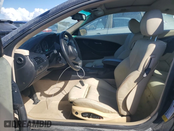 2006 BMW 6 Series 650Ci with VIN WBAEH13436CR49324, listed as a Copart auction lot 76476244 with 97,064 mi miles and Non Repairable. Bid and sale history available at carsss.com. Image 7.