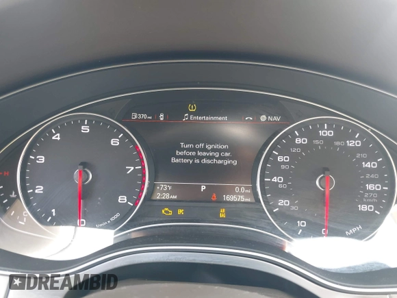 2014 Audi A6 Prestige with VIN WAUHGAFCXEN091050, listed as a IAAI auction lot 42524560 with 169,575 mi miles and . Bid and sale history available at DreamBid. Image 7.