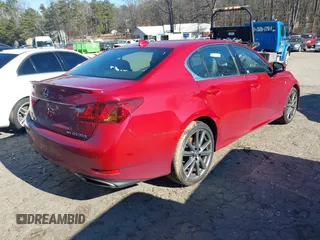 2015 Lexus GS 350 with VIN JTHCE1BL4FA009653, listed as a IAAI auction lot 41227701 with 65,521 mi miles and . Bid and sale history available at carsss.com. Image 4.