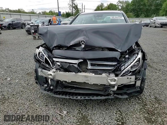 2018 Mercedes-Benz C 300 with VIN 55SWF4KBXJU262480, listed as a Copart auction lot 68102534 with 58,003 mi miles and Salvage Title. Bid and sale history available at DreamBid. Image 11.