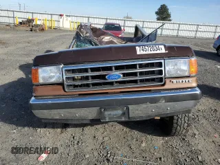 1991 Ford F-250 with VIN 2FTHF26M9MCA69226, listed as a Copart auction lot 74572034 with 0 mi miles and Salvage Title. Bid and sale history available at carsss.com. Image 5.
