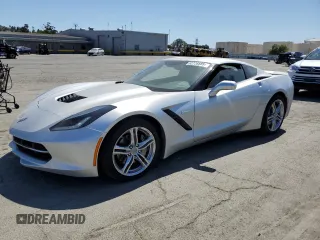 2017 Chevrolet Corvette 1LT with VIN 1G1YB2D77H5109076, listed as a Copart auction lot 62728585 with 97,910 mi miles and Salvage title. Bid and sale history available at DreamBid. Image 1.