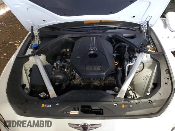 2022 Genesis G70 2.0T with VIN KMTG34TA3NU087699, listed as a Copart auction lot 79265254 with 48,870 mi miles and Salvage Title. Bid and sale history available at DreamBid. Image 11.