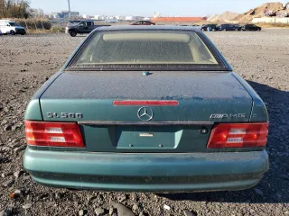 2002 Mercedes-Benz SL-Class with VIN WDBFA68F42F204673, listed as a Copart auction lot 79391964 with 0 mi miles and Salvage Title. Bid and sale history available at carsss.com. Image 6.