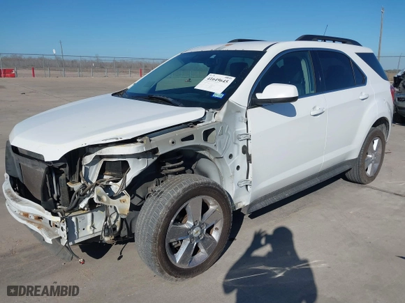 2013 Chevrolet Equinox LT with VIN 2GNFLPE35D6108602, listed as a IAAI auction lot 41649645 with 129,042 mi miles. Bid and sale history available at carsss.com. Image 2.
