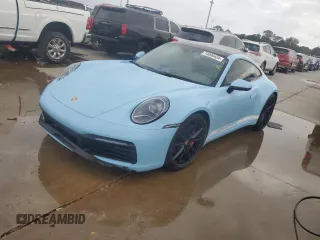 2024 Porsche 911 Carrera S with VIN WP0AB2A97RS220521, listed as a Copart auction lot 74099424 with 0 mi miles and Salvage Title. Bid and sale history available at carsss.com. Image 1.