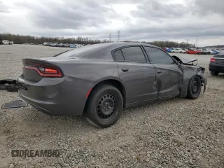 2018 Dodge Charger Police with VIN 2C3CDXKT0JH304027, listed as a Copart auction lot 49844665 with 85,074 mi miles and Salvage Title. Bid and sale history available at carsss.com. Image 3.