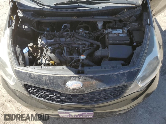 2013 Kia Rio LX with VIN KNADM4A36D6225190, listed as a Copart auction lot 50087115 with 64,895 mi miles and Salvage Title. Bid and sale history available at carsss.com. Image 11.