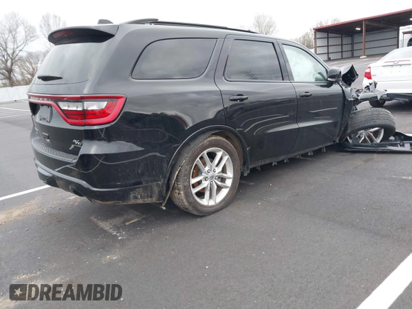 2024 Dodge Durango R/T Plus with VIN 1C4SDJCT9RC152797, listed as a IAAI auction lot 41834146 with 24,456 mi miles and . Bid and sale history available at DreamBid. Image 4.
