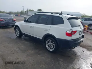 2005 BMW X3 3.0i with VIN WBXPA934X5WD13064, listed as a IAAI auction lot 41920713 with 283,592 mi miles. Bid and sale history available at carsss.com. Image 3.