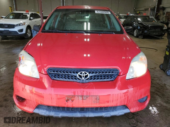 2006 Toyota Matrix STD with VIN 2T1KR32E96C603651, listed as a Copart auction lot 61500995 with 192,651 mi miles and Salvage title. Bid and sale history available at DreamBid. Image 5.