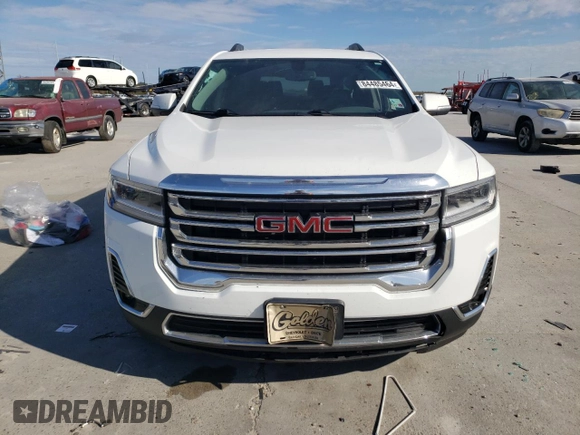 2020 GMC Acadia SLT with VIN 1GKKNULS4LZ149479, listed as a Copart auction lot 84485464 with 124,460 mi miles and Salvage Title. Bid and sale history available at DreamBid. Image 5.