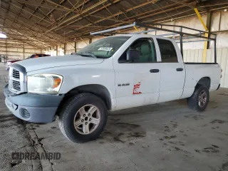 2008 Dodge 1500 SLT with VIN 1D7HU18NX8S539390, listed as a Copart auction lot 53389625 with 186,982 mi miles and Clean Title. Bid and sale history available at carsss.com. Image 1.