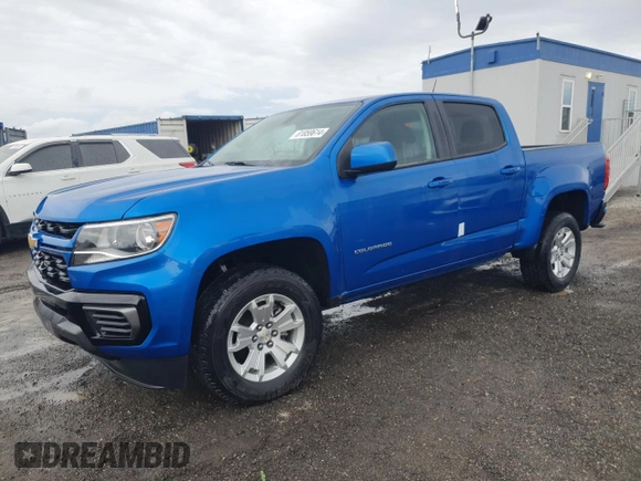 2022 Chevrolet Colorado 2WD LT with VIN 1GCGSCEA3N1298704, listed as a Copart auction lot 81859614 with Not provided miles and Non repairable. Bid and sale history available at DreamBid. Image 1.