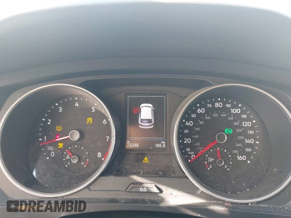 2020 Volkswagen Tiguan SE with VIN 3VV2B7AX2LM017277, listed as a IAAI auction lot 42075052 with 72,248 mi miles and . Bid and sale history available at DreamBid. Image 7.