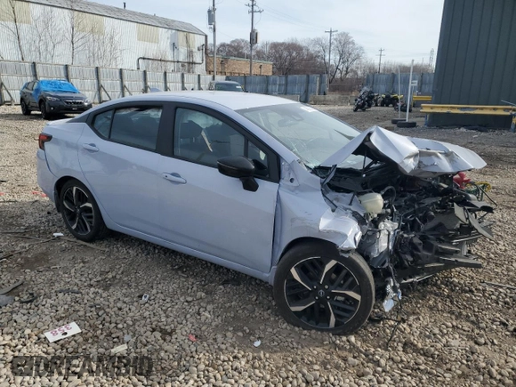2023 Nissan Versa SR with VIN 3N1CN8FV9PL845042, listed as a Copart auction lot 48992585 with 29,374 mi miles and Non Repairable. Bid and sale history available at DreamBid. Image 4.