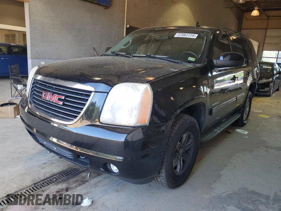 2013 GMC Yukon SLT with VIN 1GKS2CE07DR103399, listed as a Copart auction lot 57092724 with 172,305 mi miles and Salvage Title. Bid and sale history available at carsss.com. Image 1.