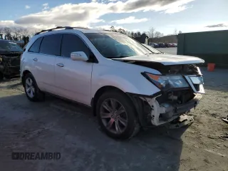 2010 Acura MDX Advance with VIN 2HNYD2H54AH533561, listed as a Copart auction lot 48083505 with 211,764 mi miles and Salvage Title. Bid and sale history available at carsss.com. Image 4.