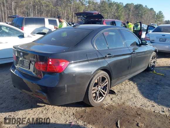 2015 BMW 3 Series 328i with VIN WBA3A5C53FF609908, listed as a IAAI auction lot 41656081 with 79,438 mi miles. Bid and sale history available at carsss.com. Image 4.