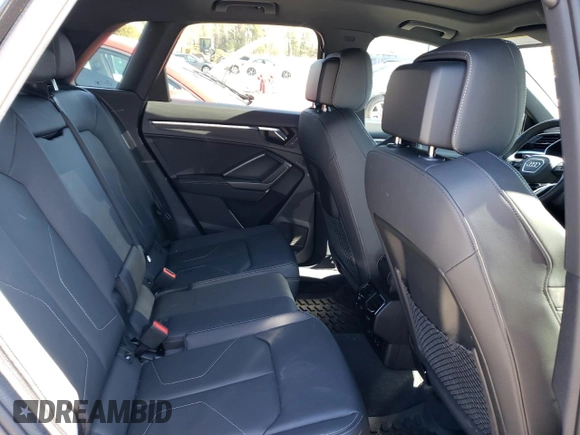 2022 Audi Q3 S line Premium Plus with VIN WA1EECF36N1148238, listed as a Copart auction lot 46962973 with 2,656 mi miles and . Bid and sale history available at DreamBid. Image 10.