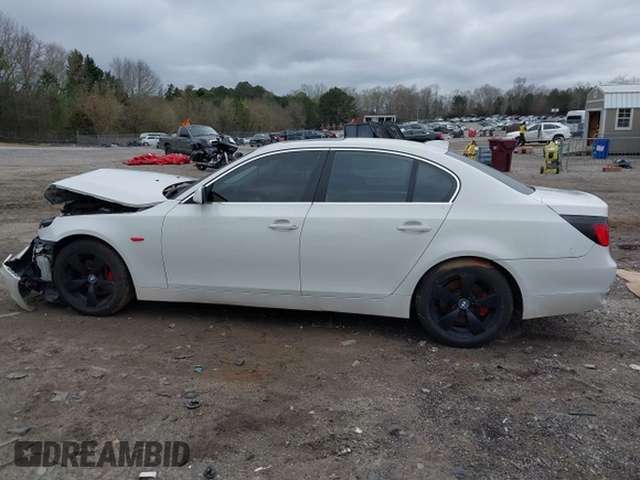 2007 BMW 5 Series 525i with VIN WBANE53547CW59197, listed as a IAAI auction lot 41867885 with 158,839 mi miles and . Bid and sale history available at carsss.com. Image 14.