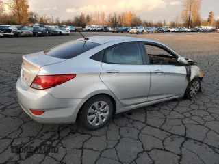 2017 Hyundai Accent SE with VIN KMHCT4AE6HU196466, listed as a Copart auction lot 82889574 with 0 mi miles and Salvage Title. Bid and sale history available at carsss.com. Image 3.
