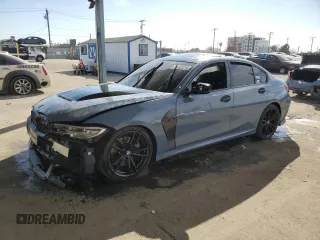 2020 BMW 3 Series M340i with VIN WBA5U7C07LA234355, listed as a Copart auction lot 47130315 with 0 mi miles and Salvage Title. Bid and sale history available at carsss.com. Image 1.