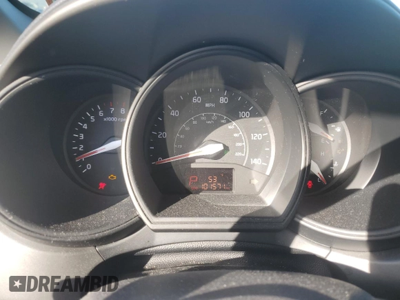 2014 Kia Rio EX z VIN KNADN4A39E6375275, wystawiony jako Copart lot #47278305 z przebiegiem 101 571 mil mil oraz Szkoda całkowita • Salvage title. Historia ofert i sprzedaży dostępna na DreamBid. Obrazek 9.