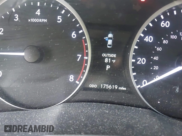 2013 Lexus ES 250 with VIN JTHBK1GG7D2036370, listed as a IAAI auction lot 41766395 with 175,619 mi miles and . Bid and sale history available at DreamBid. Image 15.