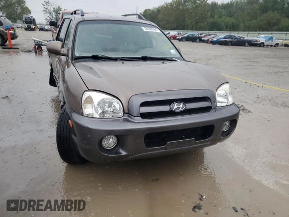 2005 Hyundai Santa Fe GLS with VIN KM8SC73EX5U001216, listed as a Copart auction lot 72630284 with 0 mi miles and Salvage Title. Bid and sale history available at carsss.com. Image 5.